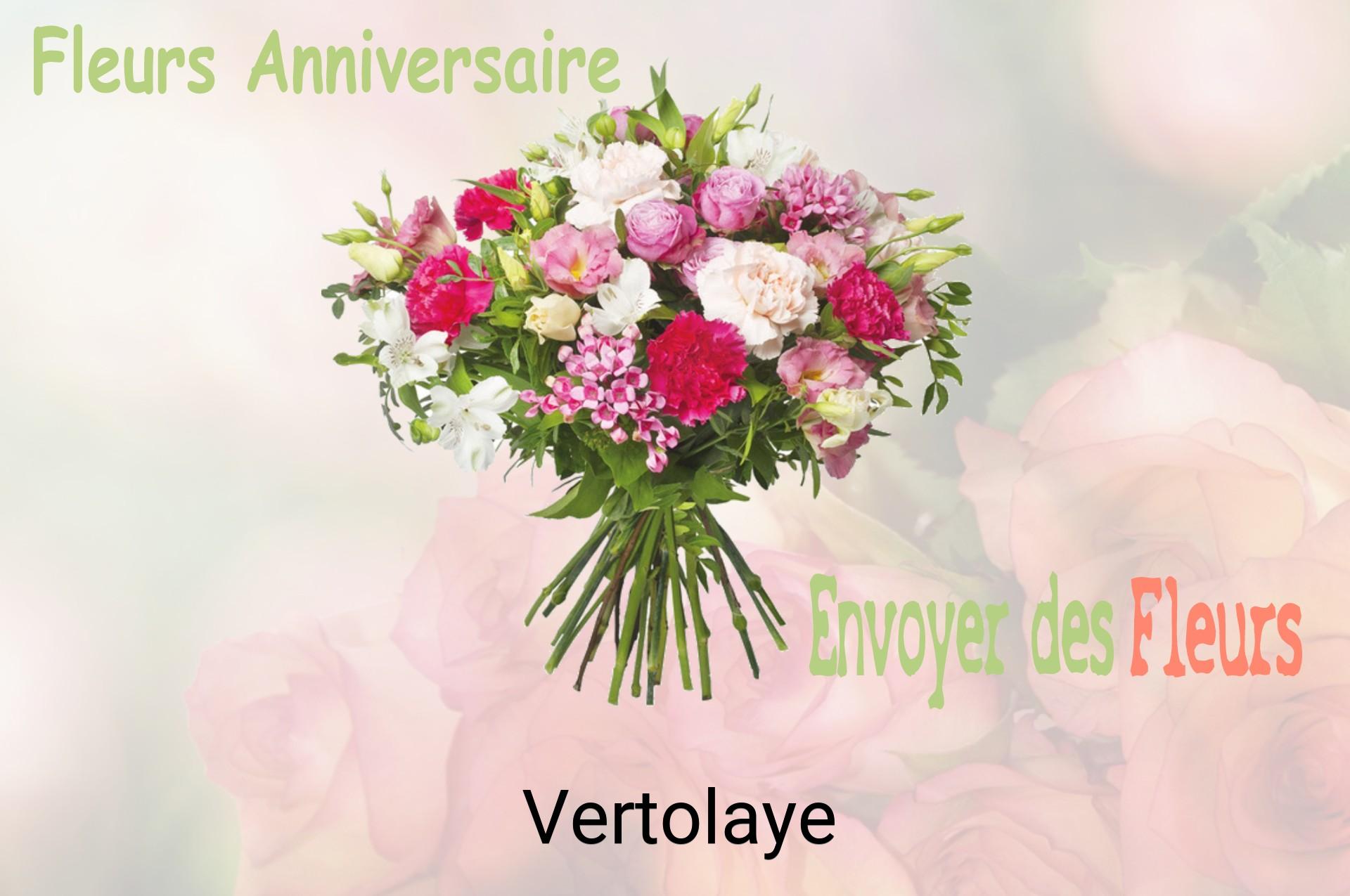 Bouquet de fleurs d’anniversaire livré à Vertolaye